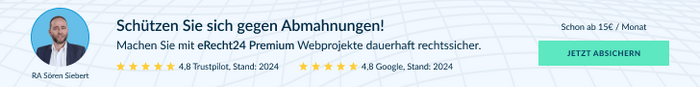 Empfehlung rechtssichere Datenschutzerklärung: eRecht24 Premium und eRecht24-Erweiterung für Contao